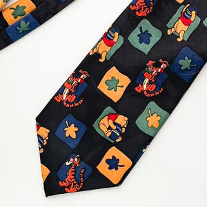 Disney Winnie the Pooh & Tigger Bear Neck Tie